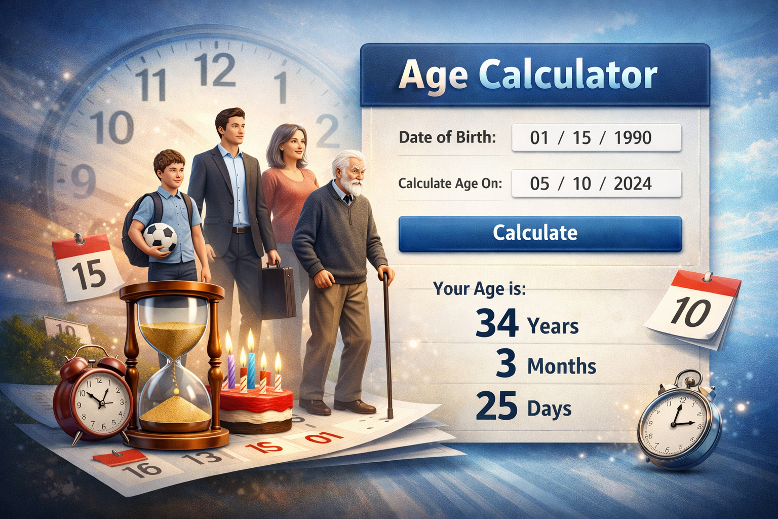 Best Free Online Birthday Calculator | Age Calculator