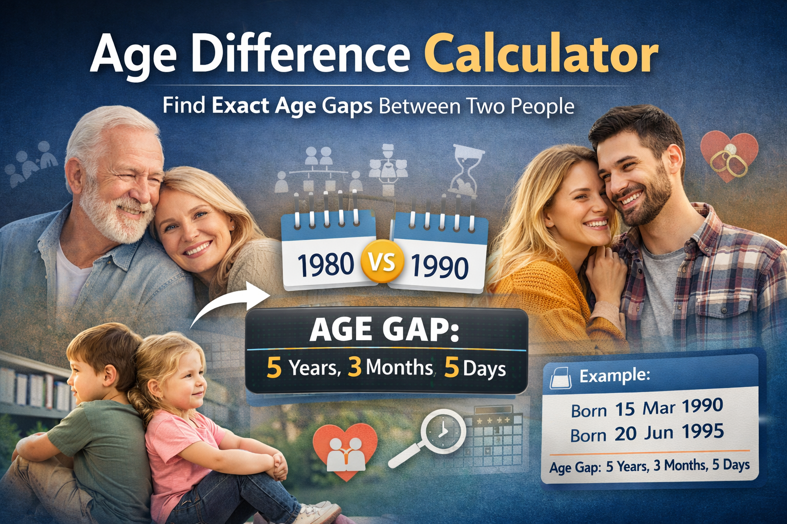 How to Calculate Age Difference Between Two People