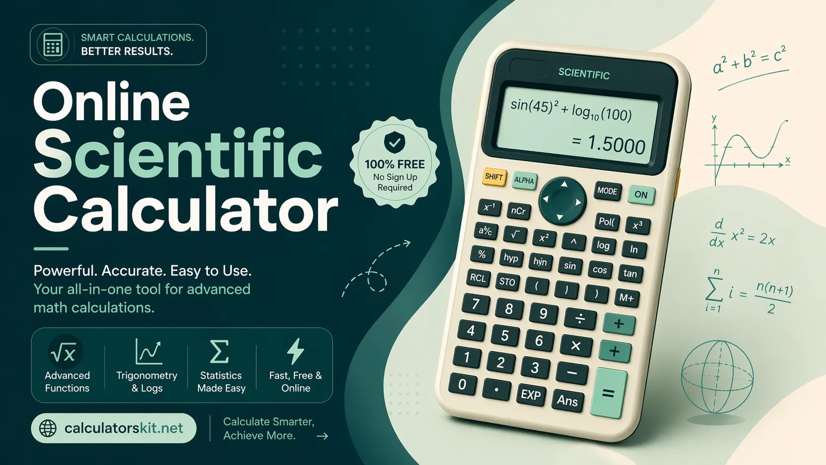 Best Scientific Calculator Online Fast & Accurate Math