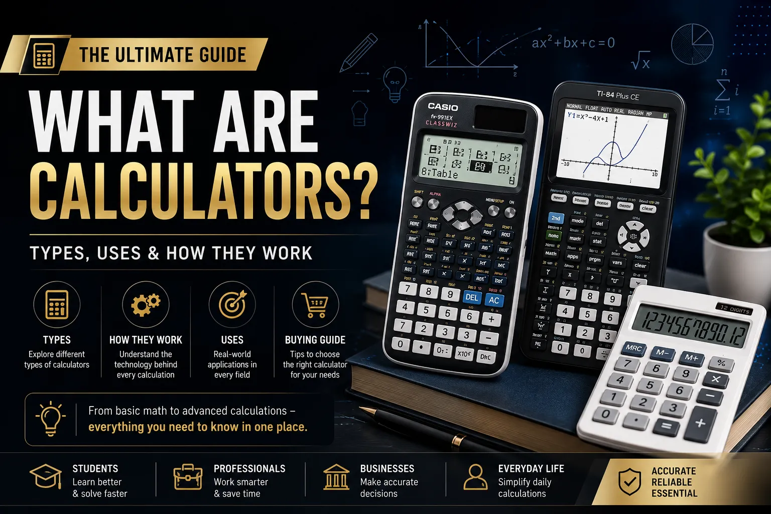 What Are Calculators? Types, Benefits, Uses, and Future Scope