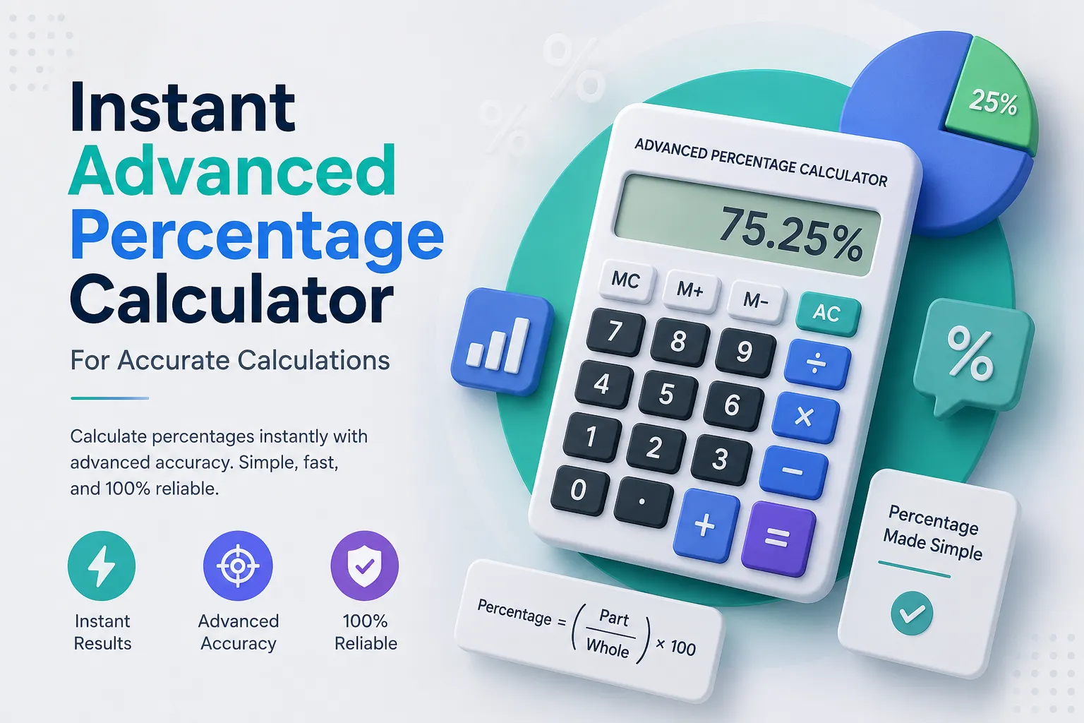 Advanced Percentage Calculator: JEE, Tax, Body Fat & More