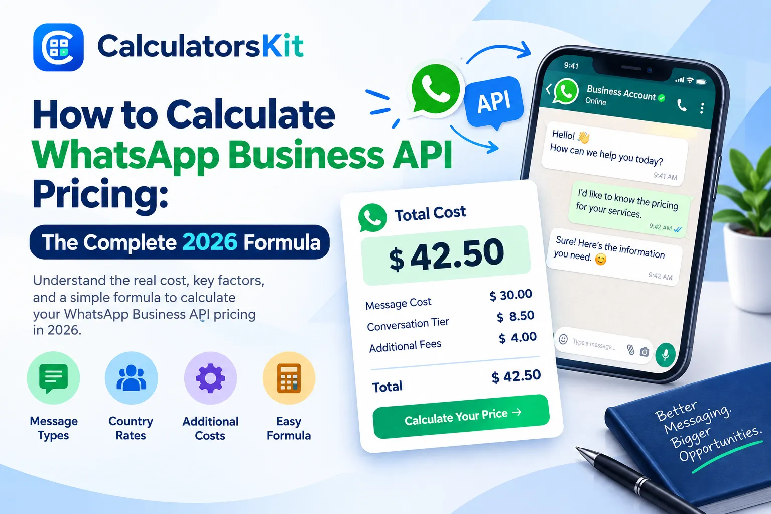 How to Calculate WhatsApp Business API Pricing: The Complete 2026 Formula