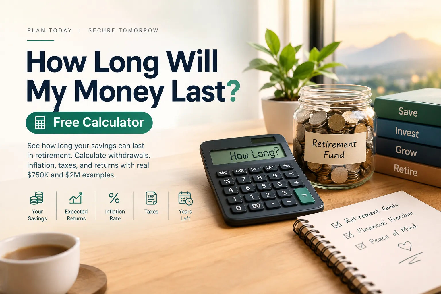 How Long Will My Money Last Calculator – Free Guide